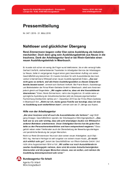 Pressemitteilung - Rhein