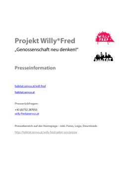 Projekt Willy*Fred - habiTAT
