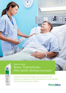 Braun ThermoScan® PRO 6000 Ohrthermometer