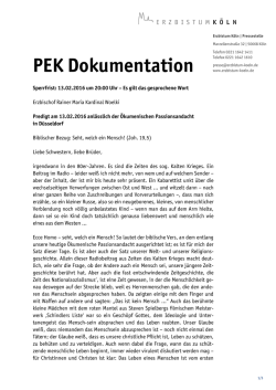 PEK Dokumentation