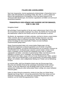Italien und Jugoslawien