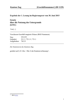 GNU - Kanton Zug