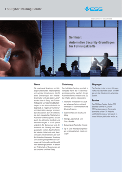 Flyer Seminar für Führungskräfte