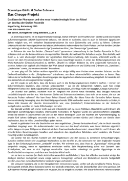 Dominique G&ouml;rlitz & Stefan Erdmann: "Das Cheops
