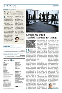 Artikel im Wirtschaftsblatt als pdf lesen