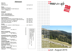 Juli - August 15