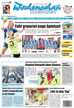 Fuhr erwartet enge Spielzeit