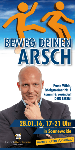 Mentaltrainer Frank Wilde - Netzwerk Agrartechnik Sachsen