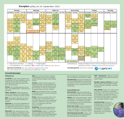 Kursplan 3.2015 - Home: Ihr Gesundheitsstudio in Herrenberg