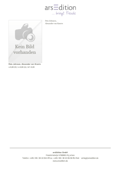 Pete Johnson, Alexander von Knorre € 0,00 (D) / € 0,00