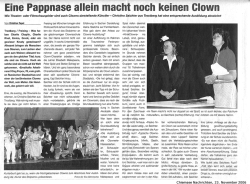 Eine Pappnase allein macht noch keinen Clown