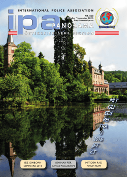 IPA Panorama 262 - IPA &Ouml;sterreichische Sektion