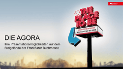 Details Agora-Angebote - Frankfurter Buchmesse