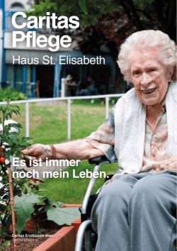 Infofolder Haus St. Elisabeth
