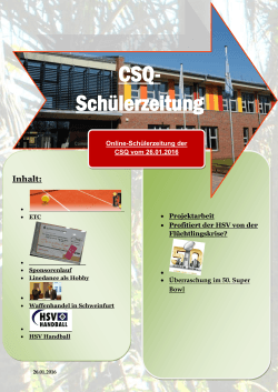 o Schuelerzeitung vom 26.01.2016 - Comenius