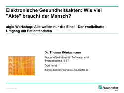 Referat Dr. rer. nat. Thomas Königsmann