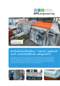 Industrieofenbau - clever geplant und wirtschaftlich umgesetzt