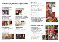 Historische Fortsetzungsromane - Stadt