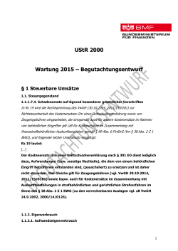 UStR_2000-Wartungserlass-2015_Begutachtungsentwurf