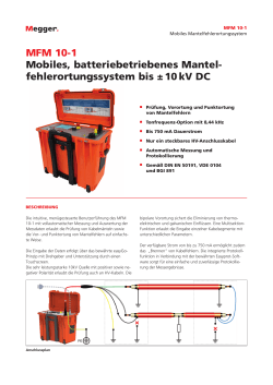 MFM 10-1 Mobiles, batteriebetriebenes Mantel