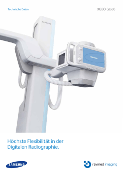 H&ouml;chste Flexibilit&auml;t in der Digitalen Radiographie.