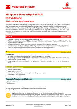 InfoDok 4008: BILDplus & Bundesliga bei BILD von