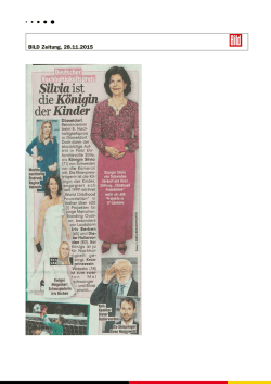 BILD Zeitung, 28.11.2015