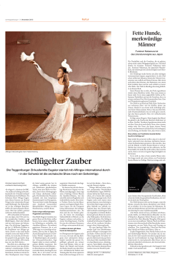 Beflügelter Zauber - WINGS by RIGOLO Swiss Nouveau Cirque