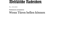WN – Nottuln 15.02.16 - Plattdeutschelaienspielschar Nottuln eV