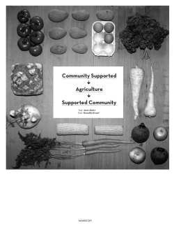 Community Supported Agriculture Supported Community