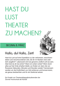 hast du lust theater zu mache
