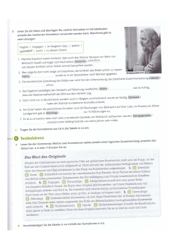 b Lesen Sie die Sätze und überlegen Sie, welcher Konnektor im