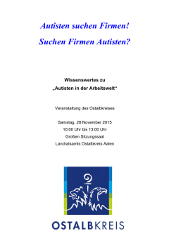 Informationen zum Asperger-Autismus und zur