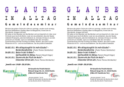 Glaube im Alltag