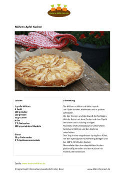 Möhren-Apfel-Kuchen