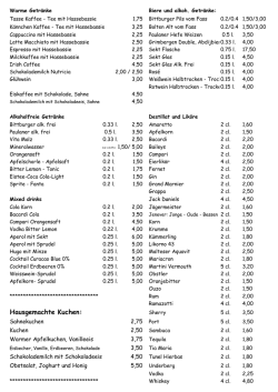 Hausgemachte Kuchen: