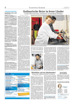 Kochen mit Flüchtlingen
