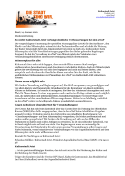 160114 Medienmitteilung sNuP