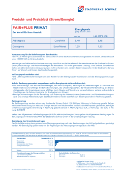 FAIR+PluS PRIVAt - Stadtwerke Schwaz GmbH
