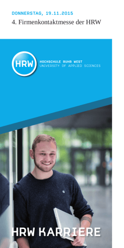 hrw karriere - Hochschule Ruhr West
