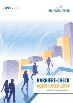 Karriere-Check Agenturen 2014