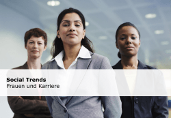 Social Trends Frauen und Karriere