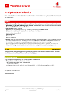 InfoDok 295: Handy-Austausch-Service