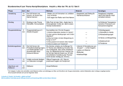 Handy-Stundentwurf mit Anhang
