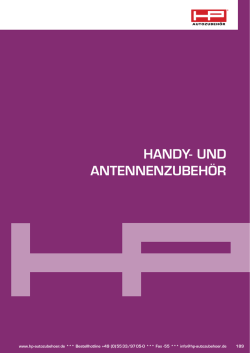 HANDY- UND ANTENNENZUBEH&Ouml;R