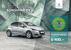 jetzt vom sunshine deal profitieren