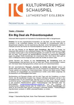 Ein Big Deal als Pr&auml;ventionspaket