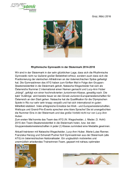 Rhythmische Gymnastik - Landesturnverband Steiermark