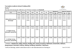 Tourenpläne Landkreis Aichach-Friedberg 2016 Norden Plan über