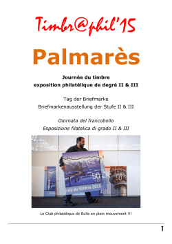 Journ&eacute;e du timbre exposition philat&eacute;lique de degr&eacute; II & III Tag der
